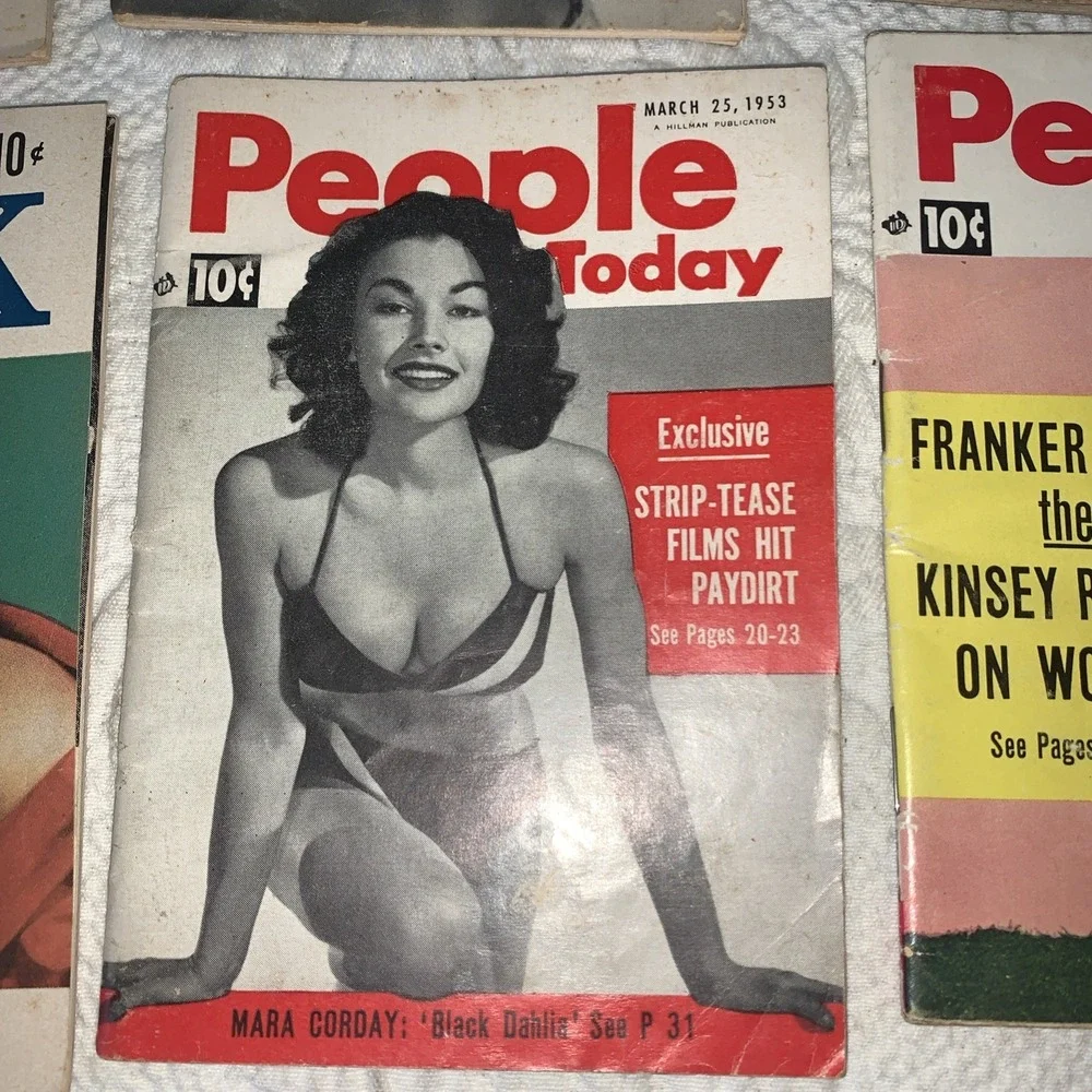 Quick Date Focus People Today Magazines‎ Lot 8 Issues 1951-1953 Mini Magazines